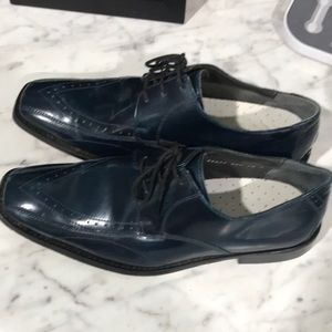 Stacy Adams blue dress shoes
